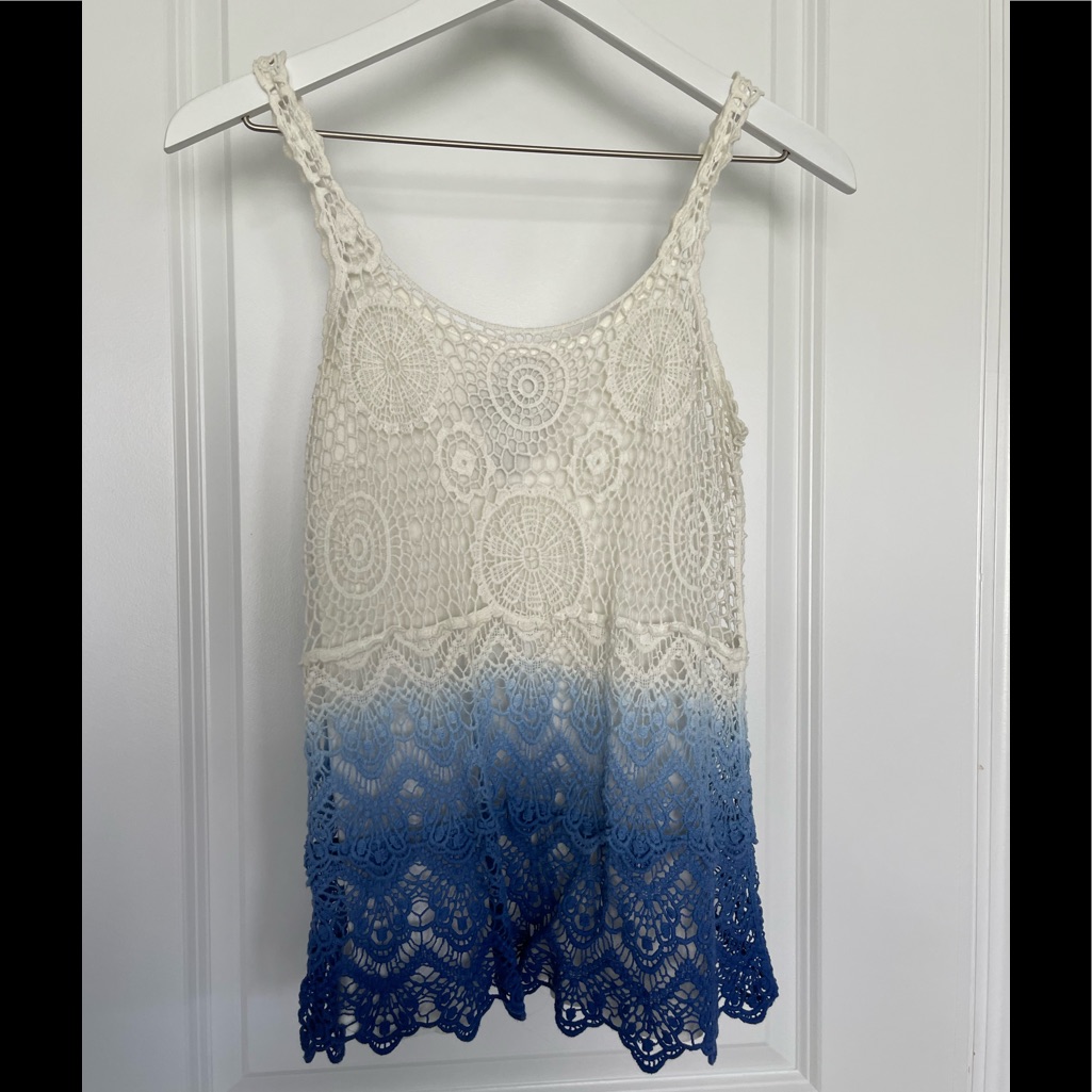 Brand Inc International Concepts Size Small Colors Blue  White